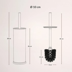 Stojak na szczotkę do WC STAV, wys. 38 cm