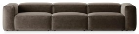 Brązowa sofa 364 cm Bergamo – Cosmopolitan Design