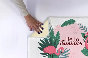 Dywanik do łazienki Dywanik do łazienki Flamingi Ptaki