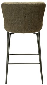 Tapicerowany hoker w kolorze khaki (wysokość siedziska 67,5 cm) Glam – DAN-FORM Denmark