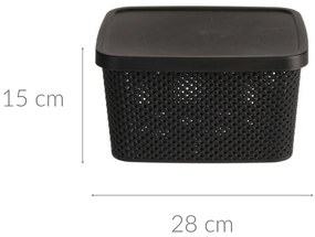 Pojemnik plastikowy z pokrywą zamykany, 7000 ml