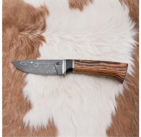 Ekskluzywny nóż damasceński 10 cm bocote/heban