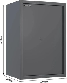 Sejf meblowy PRAKTIK 65, mechaniczny S1, 650 x 440 x 360mm, 79 l