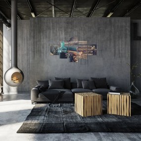 Obraz - Stolik aptekarki (125x70 cm)