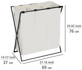 Tekstylny kosz na pranie 145 l Trio – Wenko