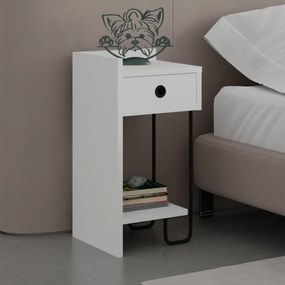 Stolik nocny Sirius Left White 2