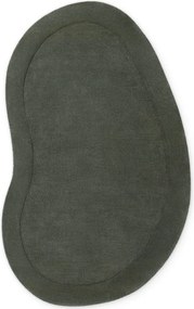 Ciemnozielony dywan z mieszanki wełny tkany ręcznie 125x200 cm Kari Organic – Villeroy&amp;Boch