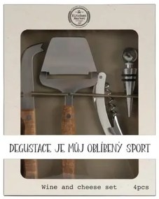 Bohemia Gifts Zestaw do krojenia sera - Ulubionysport