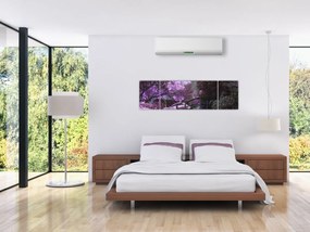 Obraz - fioletowe drzewa (170x50 cm)