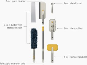 Zestaw do sprzątania 6 szt. CleanTech – Joseph Joseph