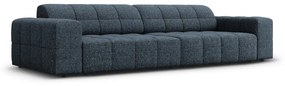 Niebieska sofa 244 cm Chicago – Cosmopolitan Design