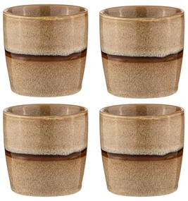 Jasnobrązowe porcelanowe kubki na espresso zestaw 4 szt. 350 ml Haven – Ladelle