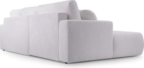 Narożnik VELO wolnostojący układ L strona Prawa z funkcją spania w tkaninie Coral 70