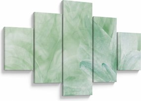 Obraz - Zielony kwiat (125x70 cm)