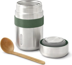 Termos na jedzenie ze stali nierdzewnej w kolorze srebra 400 ml – Black + Blum