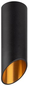 LAMPA SUFITOWA NOWOCZESNA 20 CM APP571-1C Czarna
