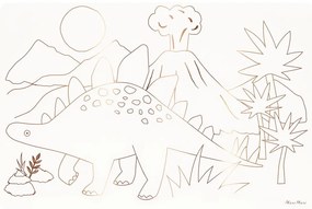 Papierowe maty stołowe zestaw 8 szt. 28x42.5 cm Dinosaurs – Meri Meri