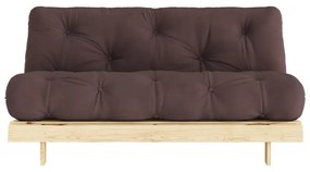 Brązowa rozkładana sofa 160 cm Roots – Karup Design