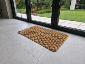 Dywanik antypoślizgowy Jasny Brąz 50x80 cm Dekoracyjny gumowy Uniwersalny