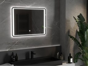 Mexen Zusa lustro łazienkowe podświetlane 80 x 60 cm, LED 6000K, antypara - 9808-080-060-611-00