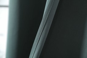 Niebieskozielona zasłona OXFORD 140x250 cm Zawieszanie: Metalowe pierścienie