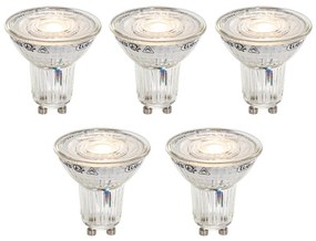 Zestaw 5 ściemnialnych żarówek LED GU10 50mm - regulowana temperatura barwowa 2200-3000K, 4,9W 400 lm