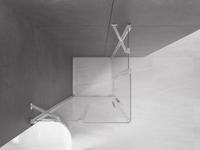 Mexen Velar Duo kabina prysznicowa rozsuwana 90 x 90 cm, transparent, chrom - 871-090-090-02-01