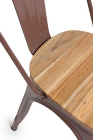 Zestaw 4 Krzese Torix Naturalne Drewno