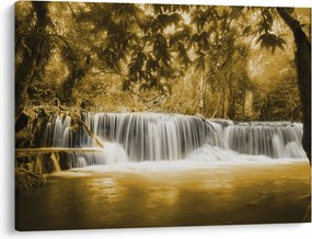 Obraz - Wodospad, vintage (70x50 cm)