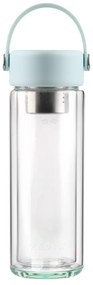 Miętowa szklana butelka 350 ml Fuori – Vialli Design