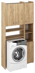 Szafka nad pralką MIRALI, dąb artisan