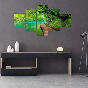 Obraz - Jeziora Plitwickie (125x70 cm)