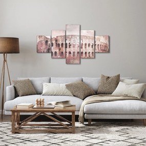 Obraz - Vintage pocztówka miasta N⁰2 (125x70 cm)