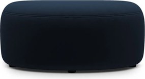 Niebieski aksamitny podnóżek Kate – Micadoni