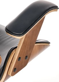 Nowoczesny fotel biurowy z oparciem ze sklejki Ignazio Halmar