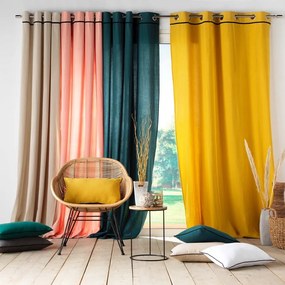 Biała zasłona 135x240 cm Linette – douceur d'intérieur