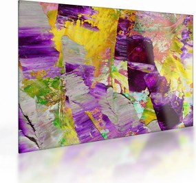 Obraz na szkle abstrakcji - malarstwo (70x50 cm)