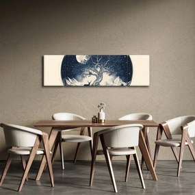 Obraz – Magiczne drzewo z jeleniem I. (170x50 cm)