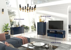 Szafka RTV w stylu glamour G0-T72