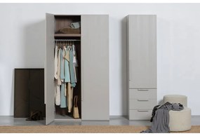 Szara szafa modułowa 110x210 cm Rens – WOOOD