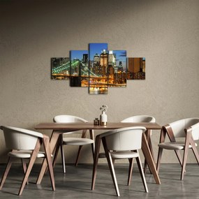 Obraz - Most z Nowym Jorkiem (125x70 cm)