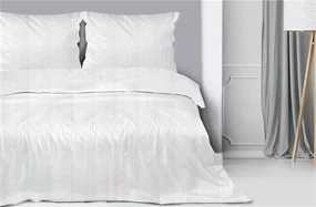 Poszwa Hotelowa SATYNA CVC 140x200 biała Premium GRENO