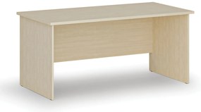 Biurko PRIMO WOOD, 160x80 cm, brzoza