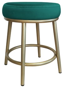 Taboret Ben noga metalowa złota MG20