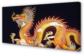 Fotoobraz na płótnie Złoty Smok Japoński