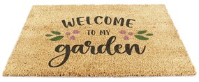 Wycieraczka z włókna kokosowego 60x90 cm Welcome to My Garden – Artsy Doormats