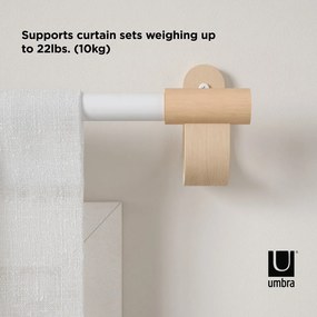 Stalowy regulowany karnisz 107 – 305 cm Bellwood – Umbra