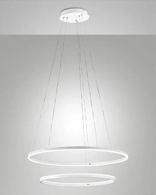 Lampa wisząca LED GIOTTO 65W biała 3508-48-102 Fabas Luce