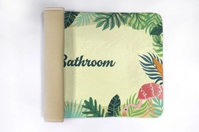 Dywanik łazienkowy antypoślizgowy Dywanik łazienkowy antypoślizgowy Tropikalne zwierzęta