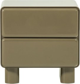 Zielona szafka nocna z połyskiem Lustra – WOOOD